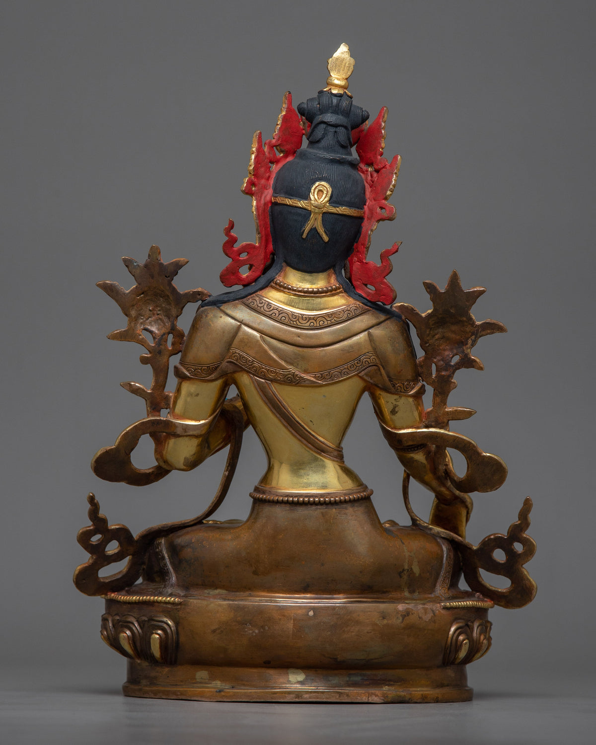 Copper White Tara Statue in 24K Gold | A Symbol of Compassion and Healing