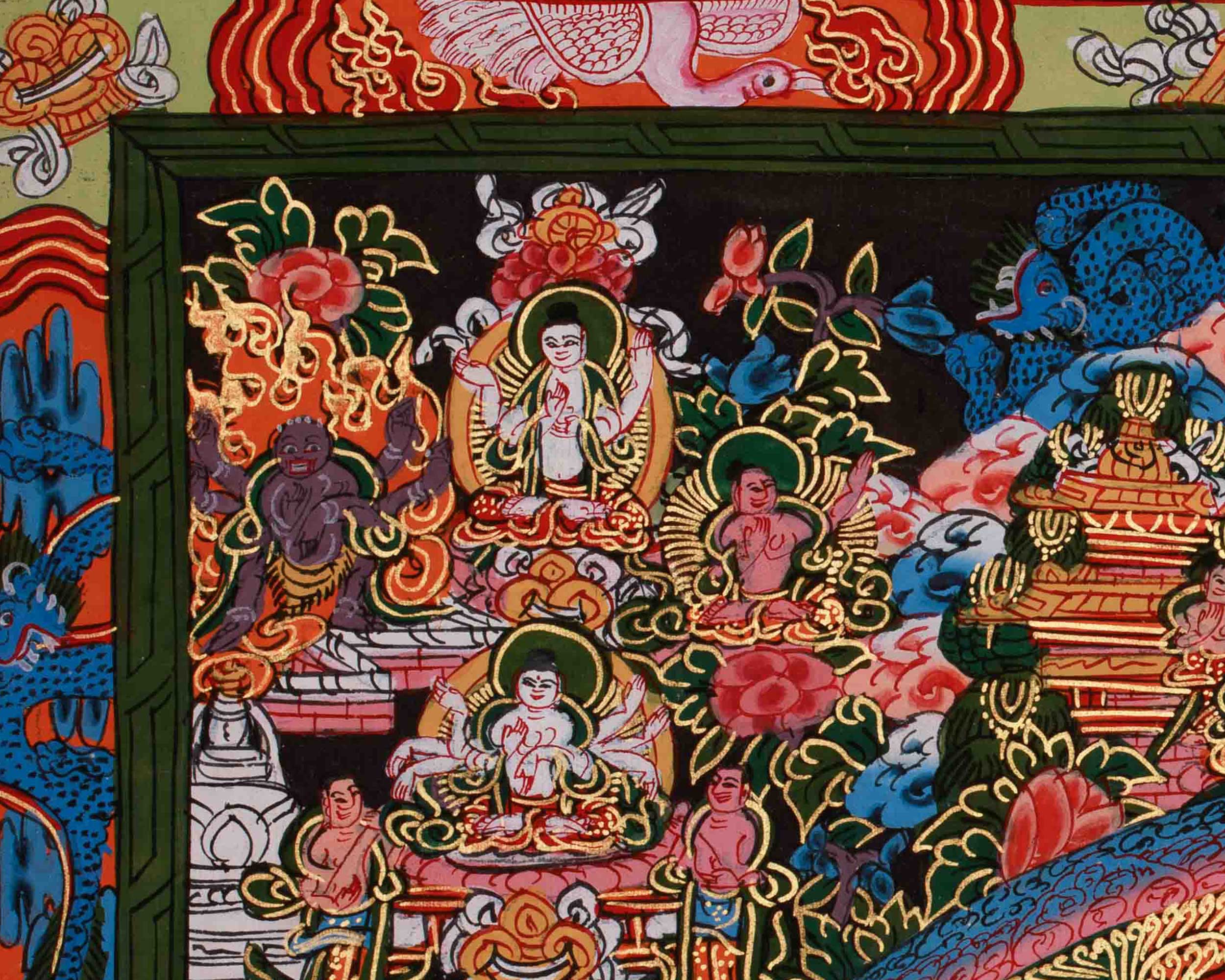 Hand-Painted Mandala Artwork | Representing Wisdom, Harmony, and Enlightenment