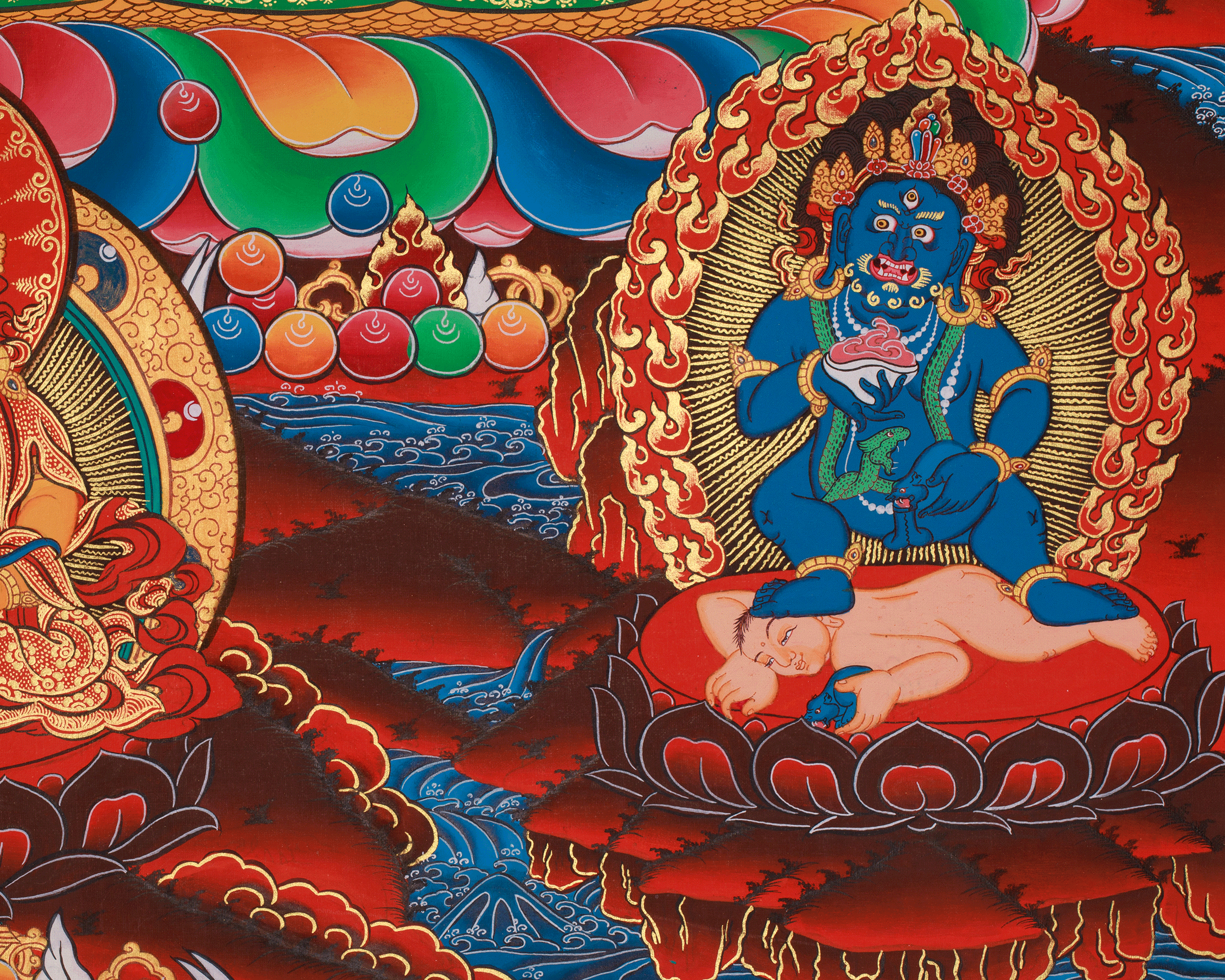 Namtoshe Wealth Deity Art | The Wealth God | God Vaishravana