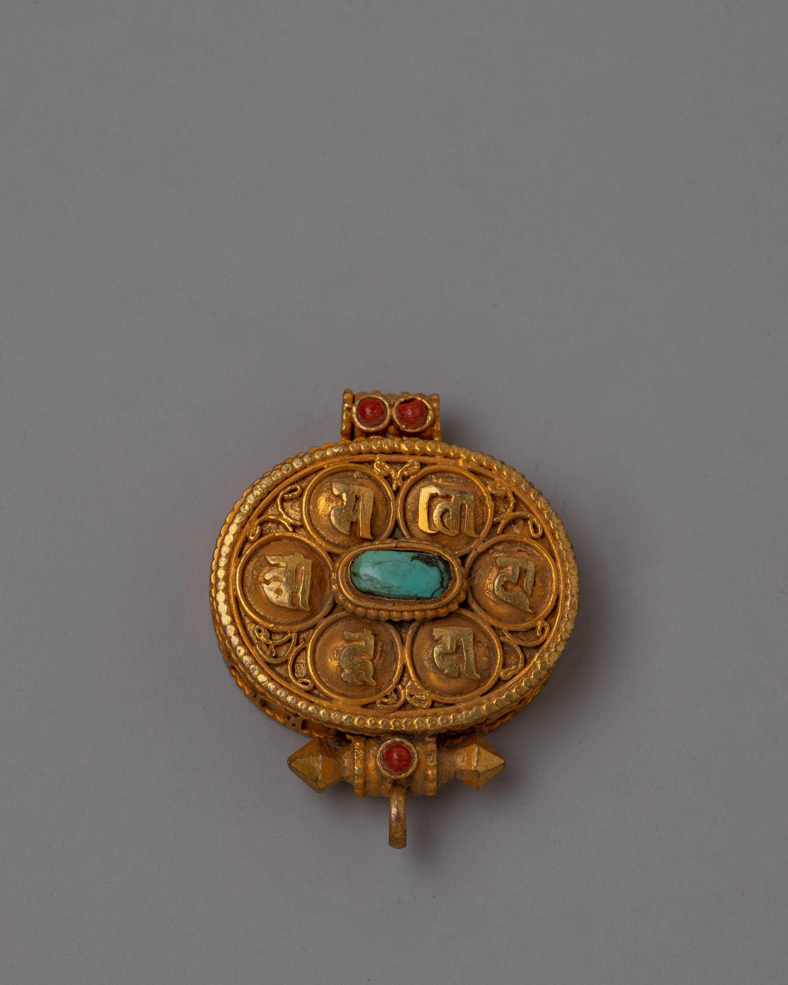 Sacred Ghau Box | Ethnic Amulet Necklace for Spiritual Gifts