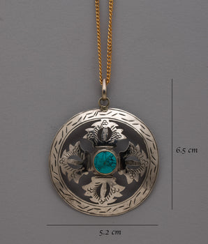 White Metal Round Locket | Unique Jewelry for Cherished Keepsakes