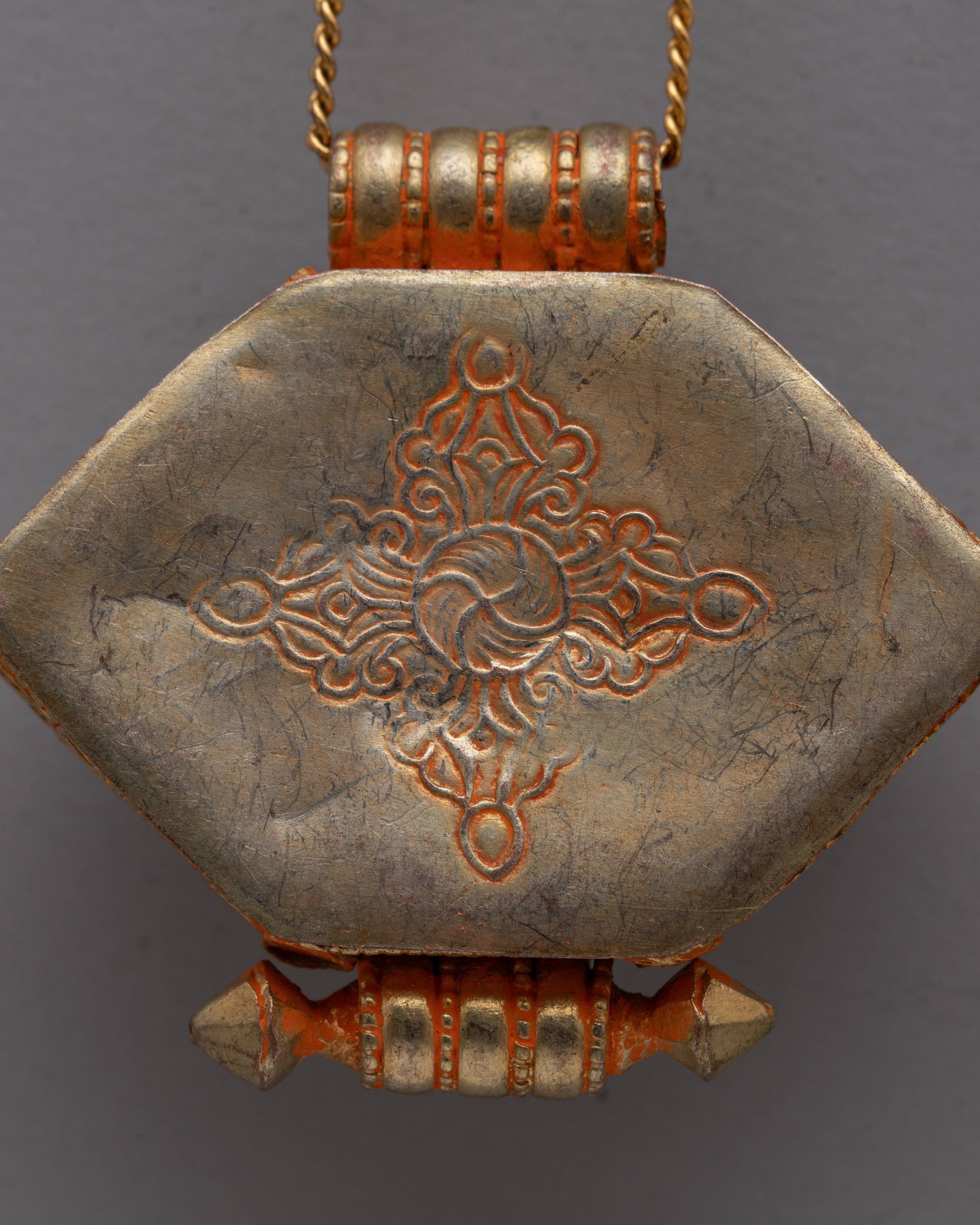 Silver Plated Ghau Box | Perfect for Storing Sacred Items and Personal Memories