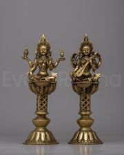  Laxmi Oil Lamp Set&nbsp; 