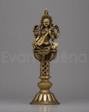 Saraswati Oil Lamp 