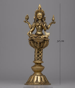 Laxmi Oil Lamp(Panas) | Handmade for Sacred Festivals and Worship