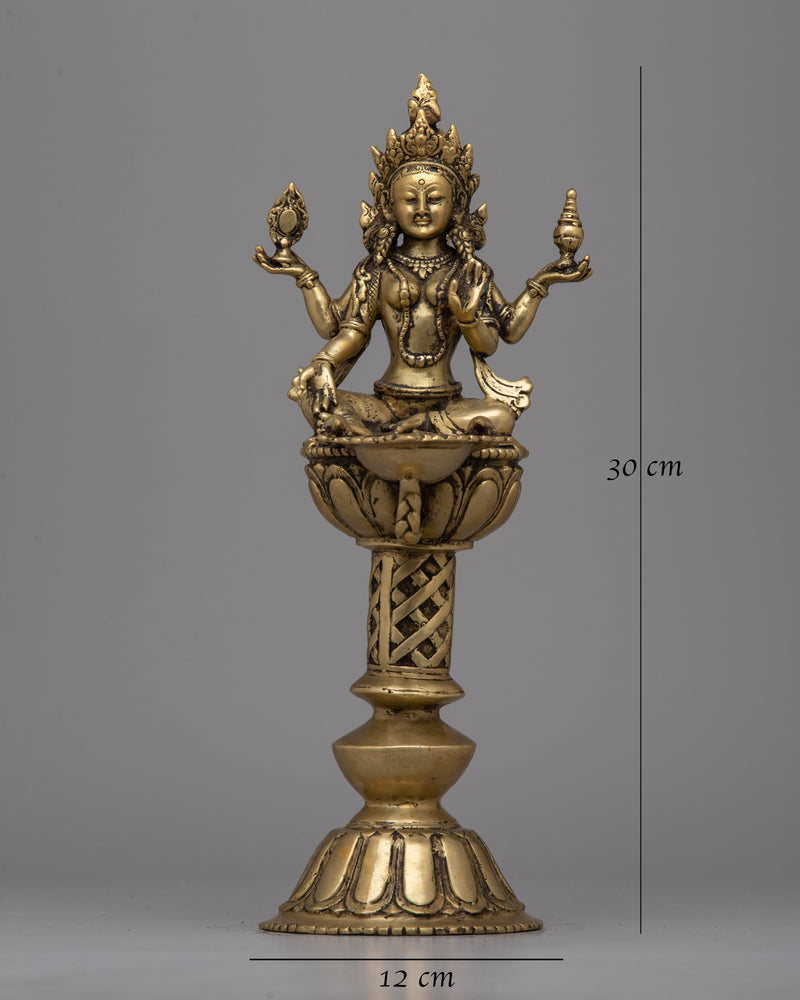 Laxmi Oil Lamp(Panas) | Handmade for Sacred Festivals and Worship