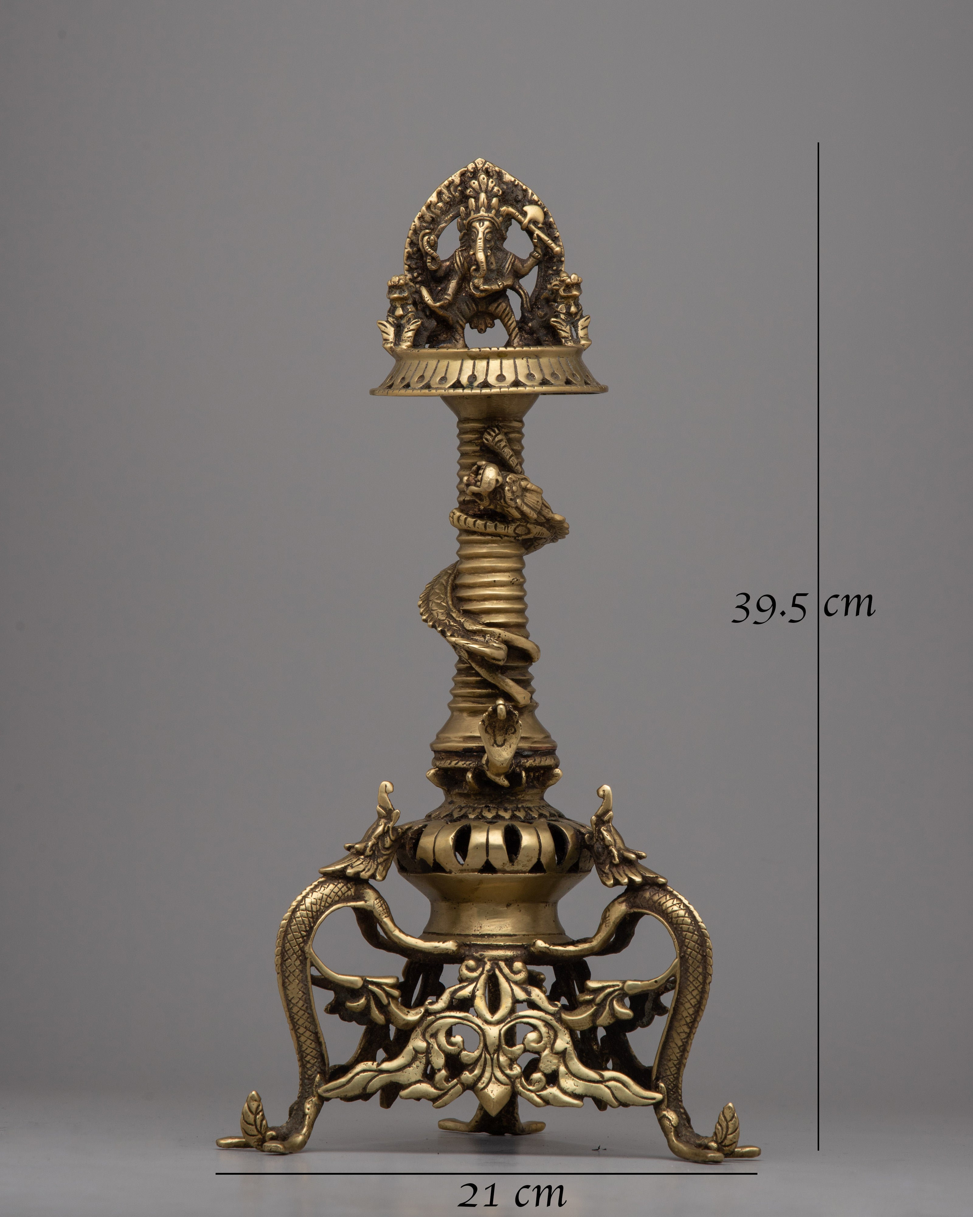 Brass Sukunda Ganesh | Ideal for Sacred Offerings and Decor