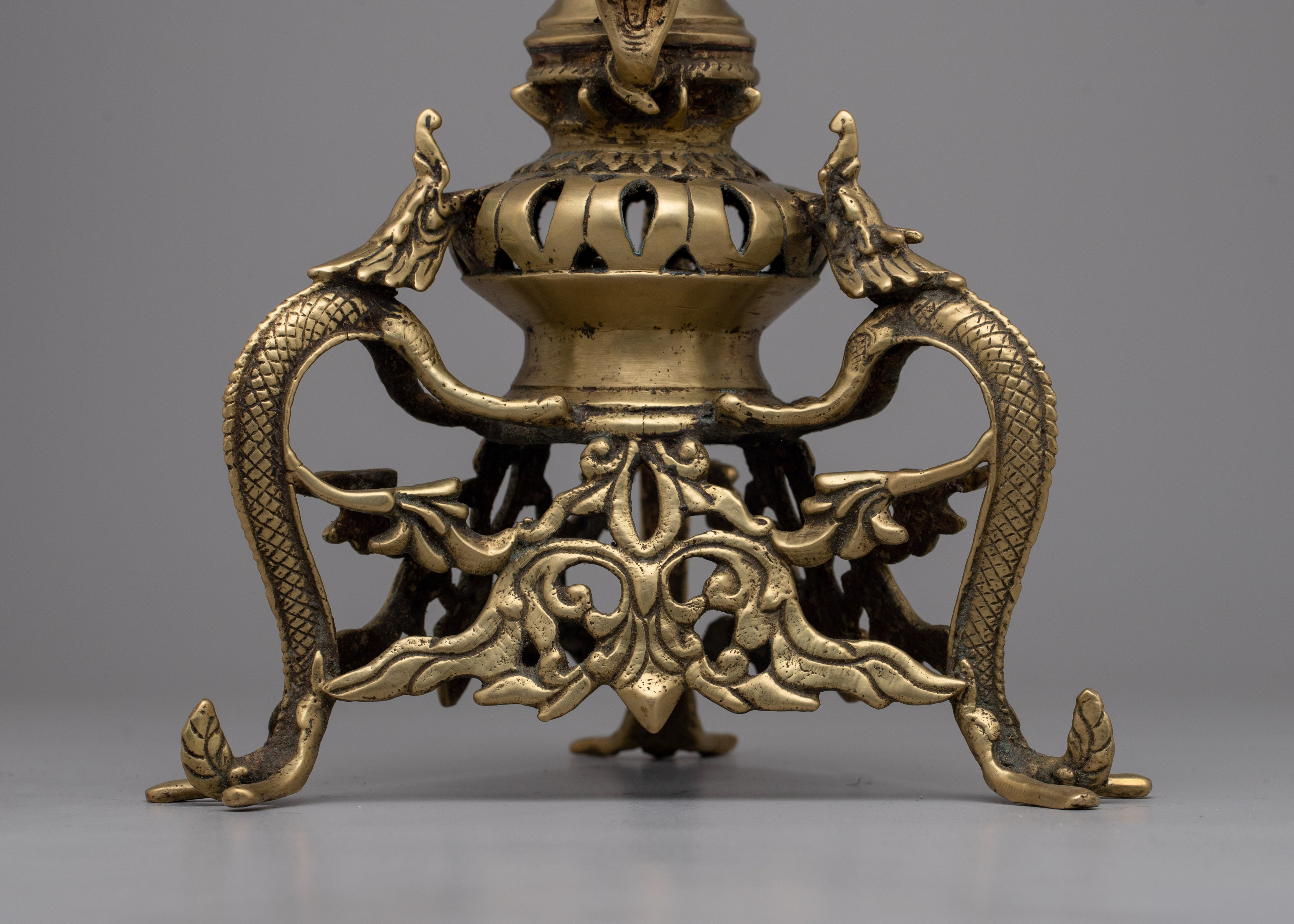 Brass Panas Of Ganesh and Kartikeya | Sacred Hindu Decor and Ritual Accessories