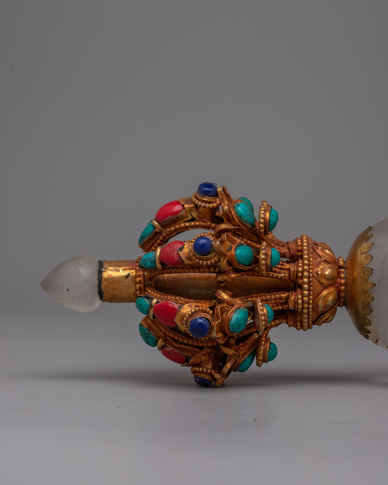 Tibetan Thunderbolt Vajra | Authentic Representation of Tantric Buddhist Symbolism