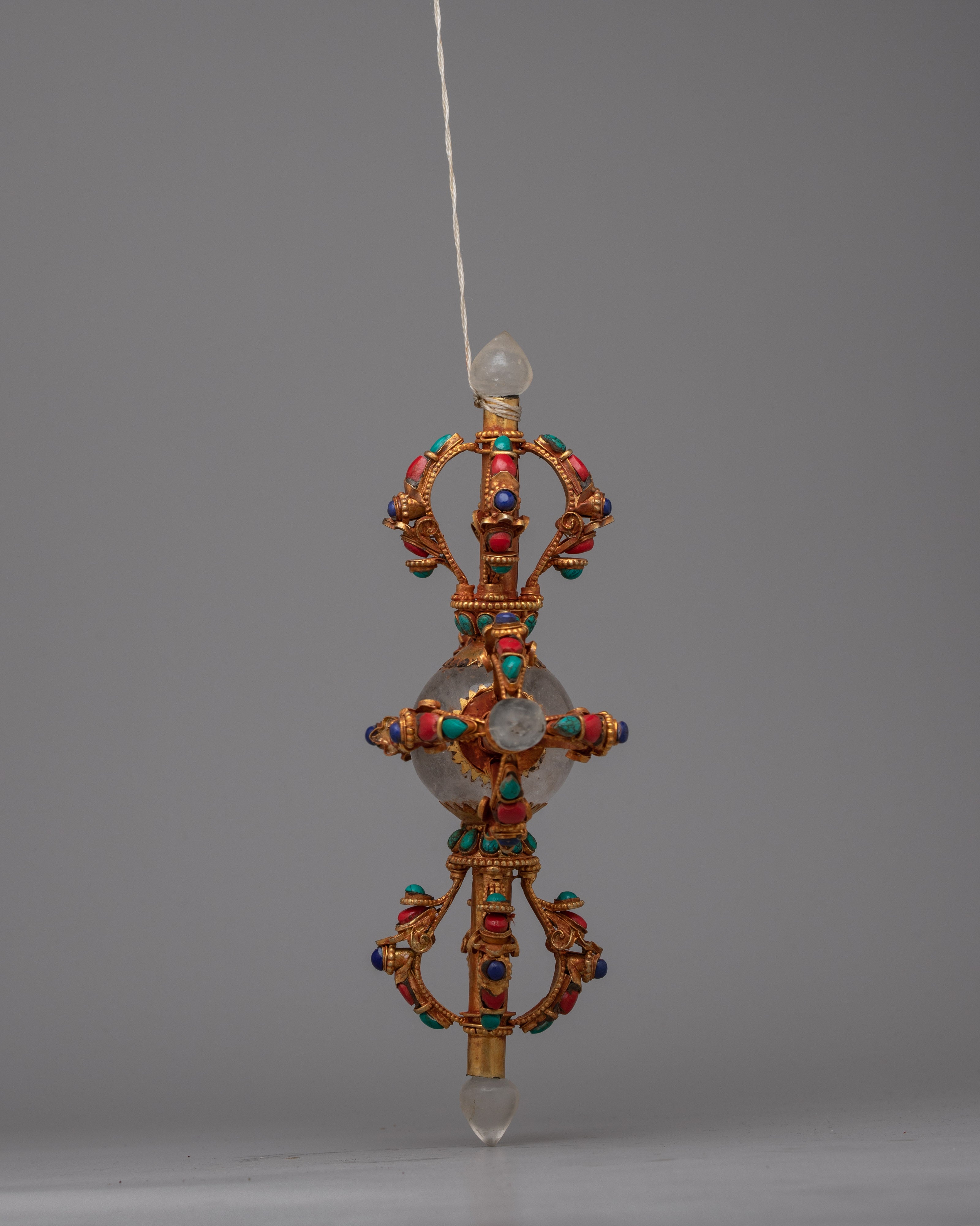 Tibetan Viswa Vajra | Hand-carved Emblem for Inner Peace and Spiritual Enlightenment