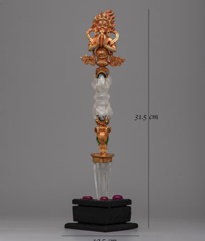 Crystal Phurba | Artistic Interpretation of Sacred Rituals and Esoteric Wisdom