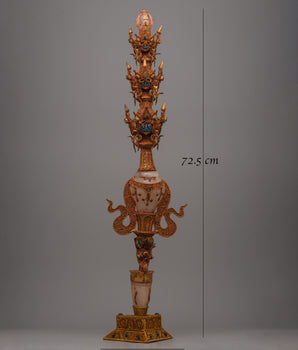Tibetan Ritual Dagger Phurba | Handmade Weapon of Spiritual Protection and Divine Energy