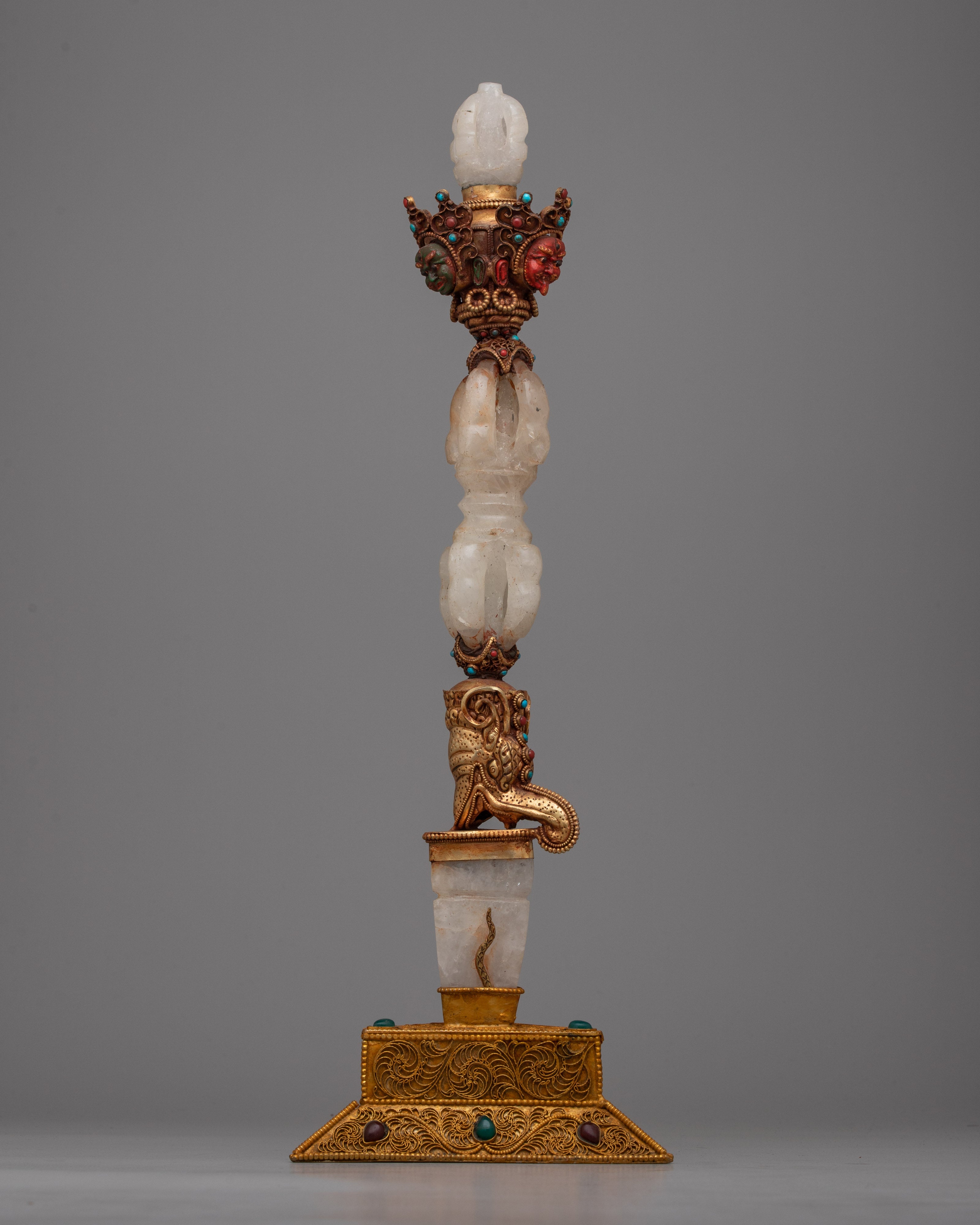 Tibetan Phurba | Artisanal Ritual Dagger Symbolizing Spiritual Power and Protection