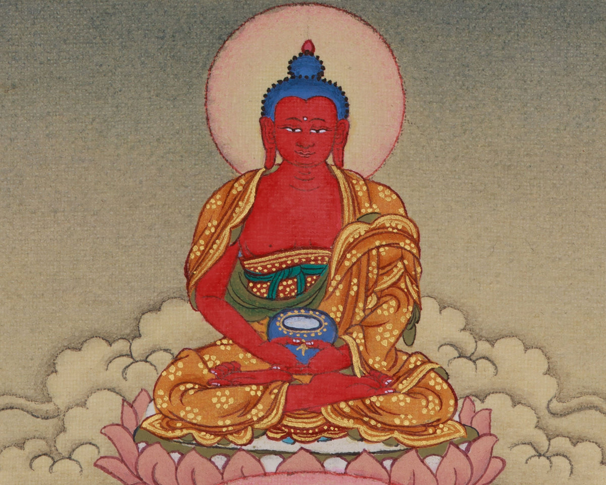 Traditional Thangka of Red Tara | A Symbol of Compassion and Power