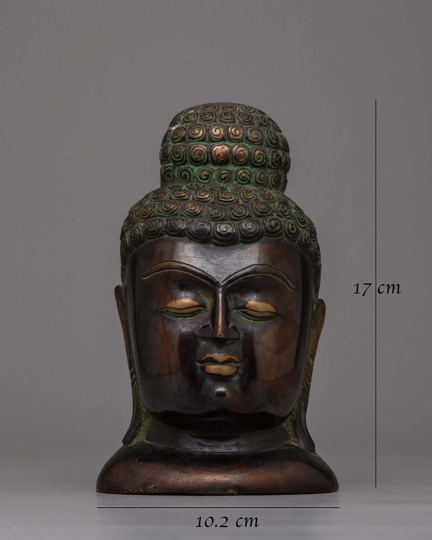 Hand-carved Buddha Head Sculpture | Handcrafted Serenity for Your Sacred Space