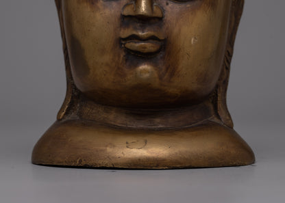 Vintage-Style Buddha Head | Perfect for Meditation and Home Decor