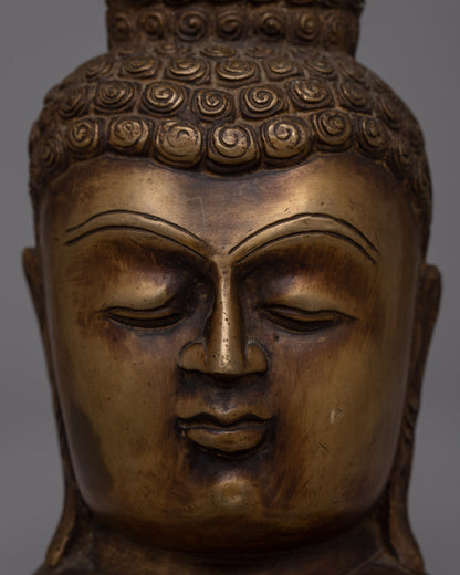 Vintage-Style Buddha Head | Perfect for Meditation and Home Decor