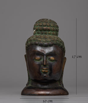 Sacred Buddhist Brass Sculpture | Elegant Spiritual Art for Your Home