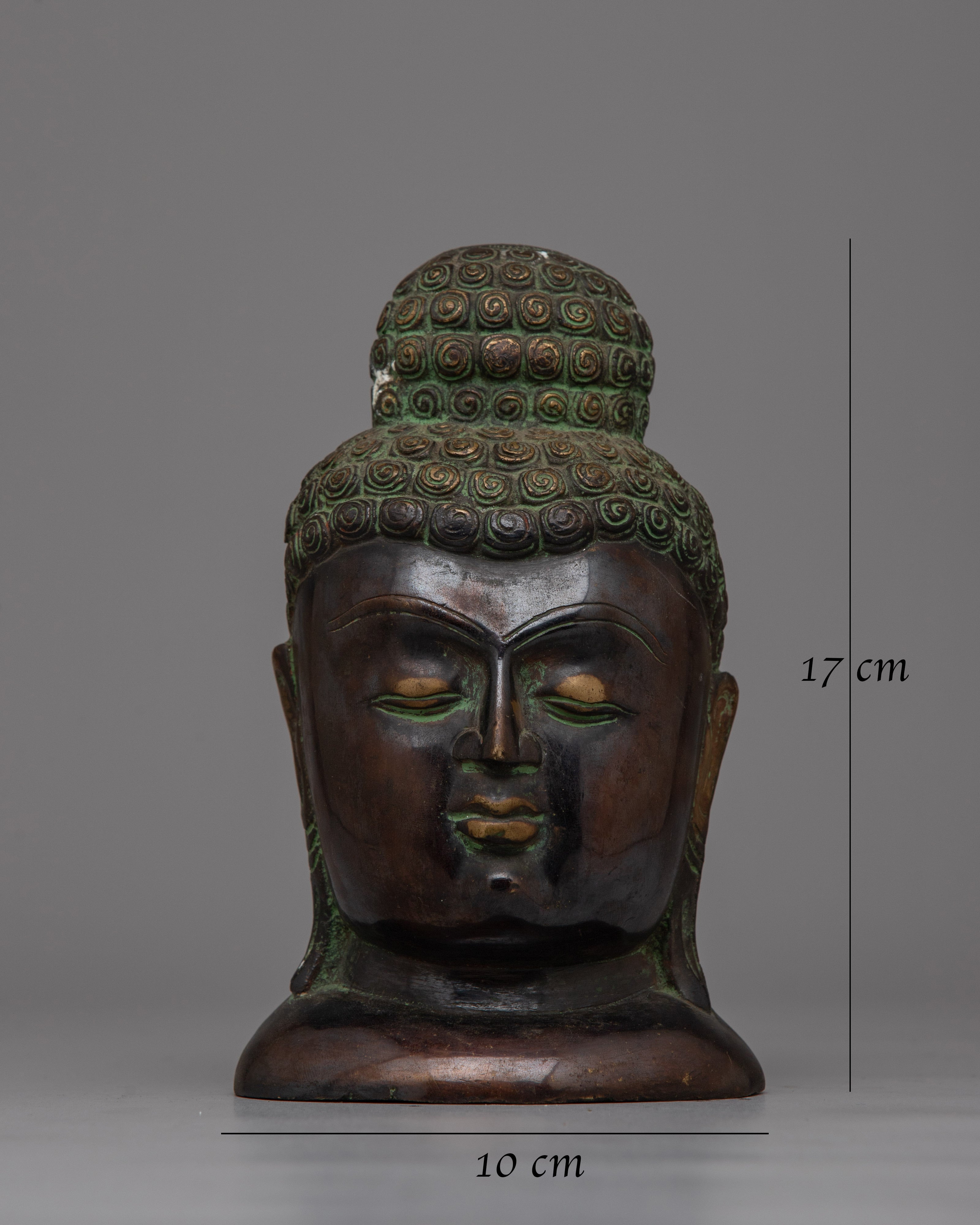 Sacred Buddhist Brass Sculpture | Elegant Spiritual Art for Your Home
