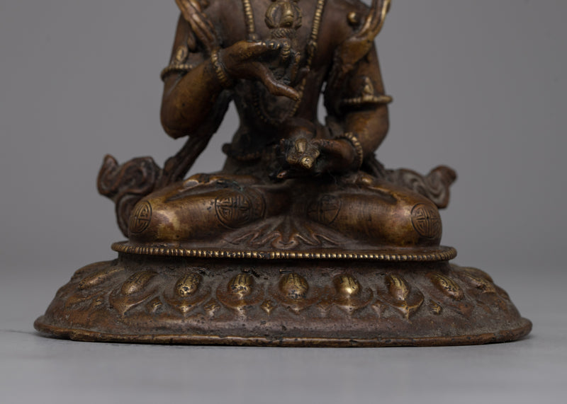 Vajrasattva 100 Syllable Mantra Practice Statue | Enhance Meditation and Mantra Recitation