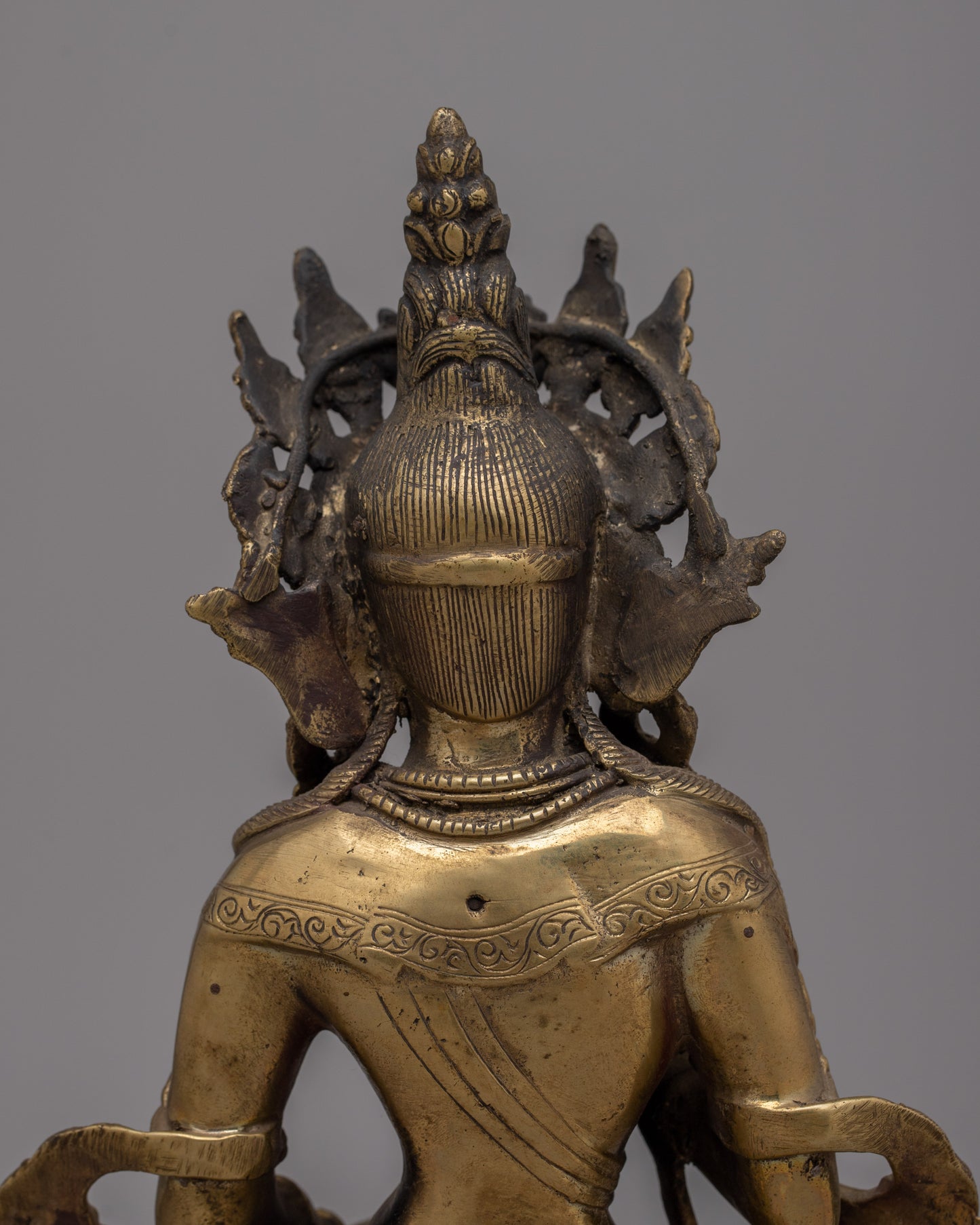 Brass Vajrasattva Sadhana Statue | Dorje Sempa Sculpture for Purification and Enlightenment