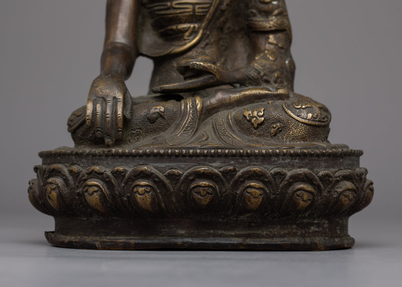 Buddha Gautama Shakyamuni Sculpture | Handcrafted Sacred Statue for Spiritual Meditation Decor