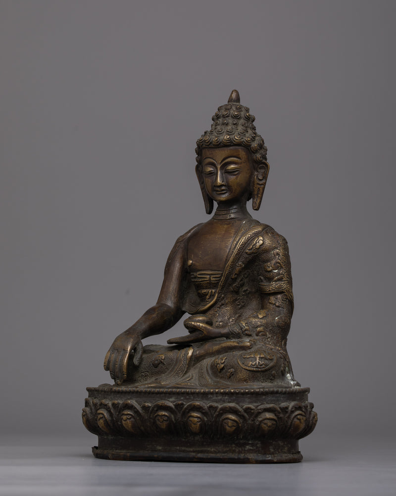 Buddha Gautama Shakyamuni Sculpture | Handcrafted Sacred Statue for Spiritual Meditation Decor