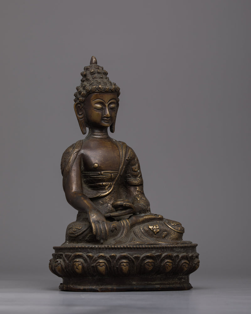 Buddha Gautama Shakyamuni Sculpture | Handcrafted Sacred Statue for Spiritual Meditation Decor