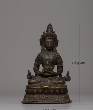 Amitayus Buddha Tibet Statue | Embrace Longevity and Enlightenment in Your Home