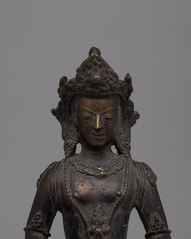 Buddha Amitayus Brass Sculpture | Serenity and Longevity for Your Space