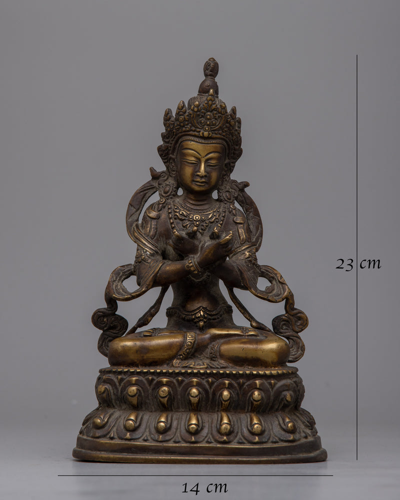 Vintage Adi Buddha Vajradhara Statue | Embrace Divine Wisdom with Our Vajradhara Buddha Figurines