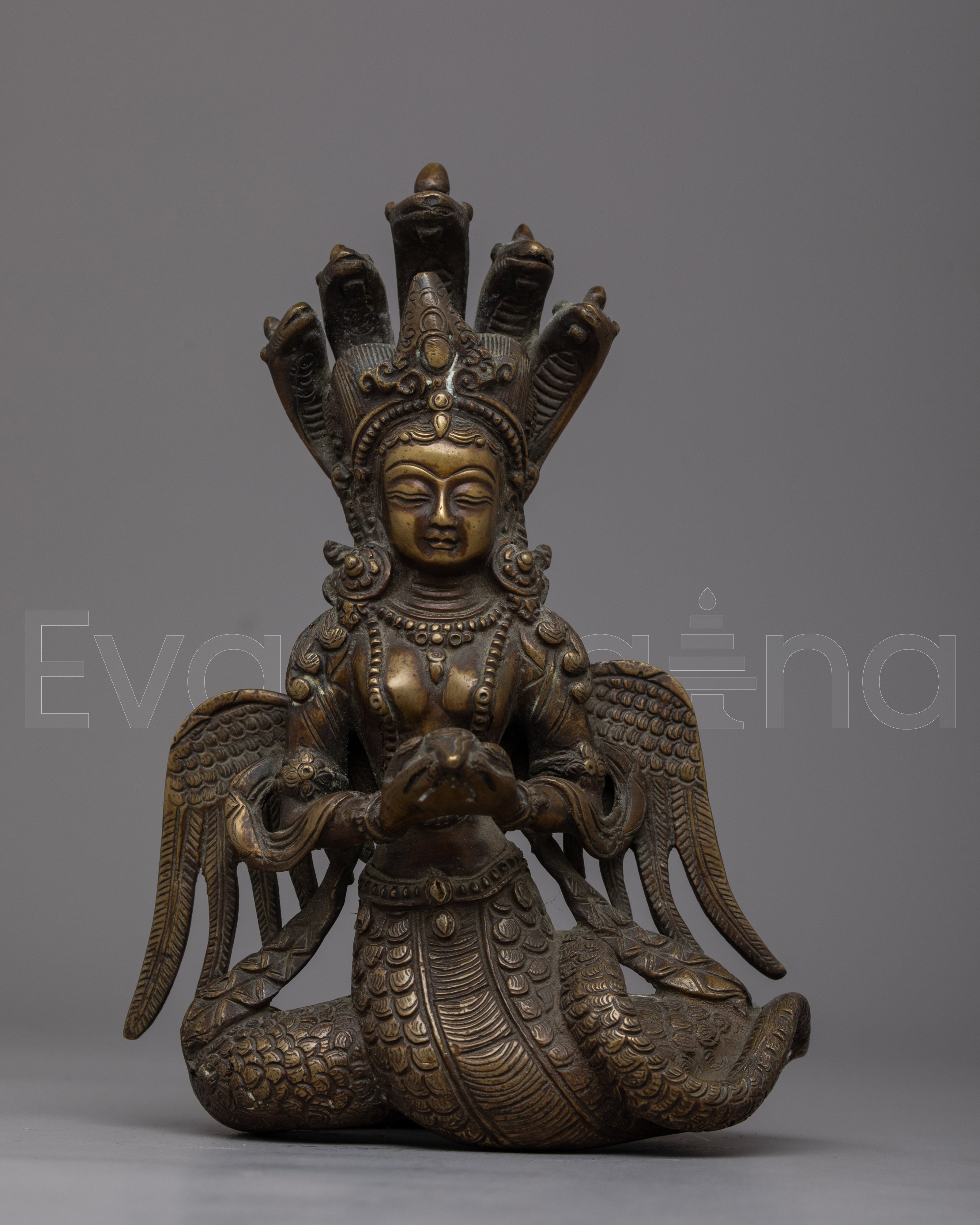Vintage Nag Kanya Statue 
