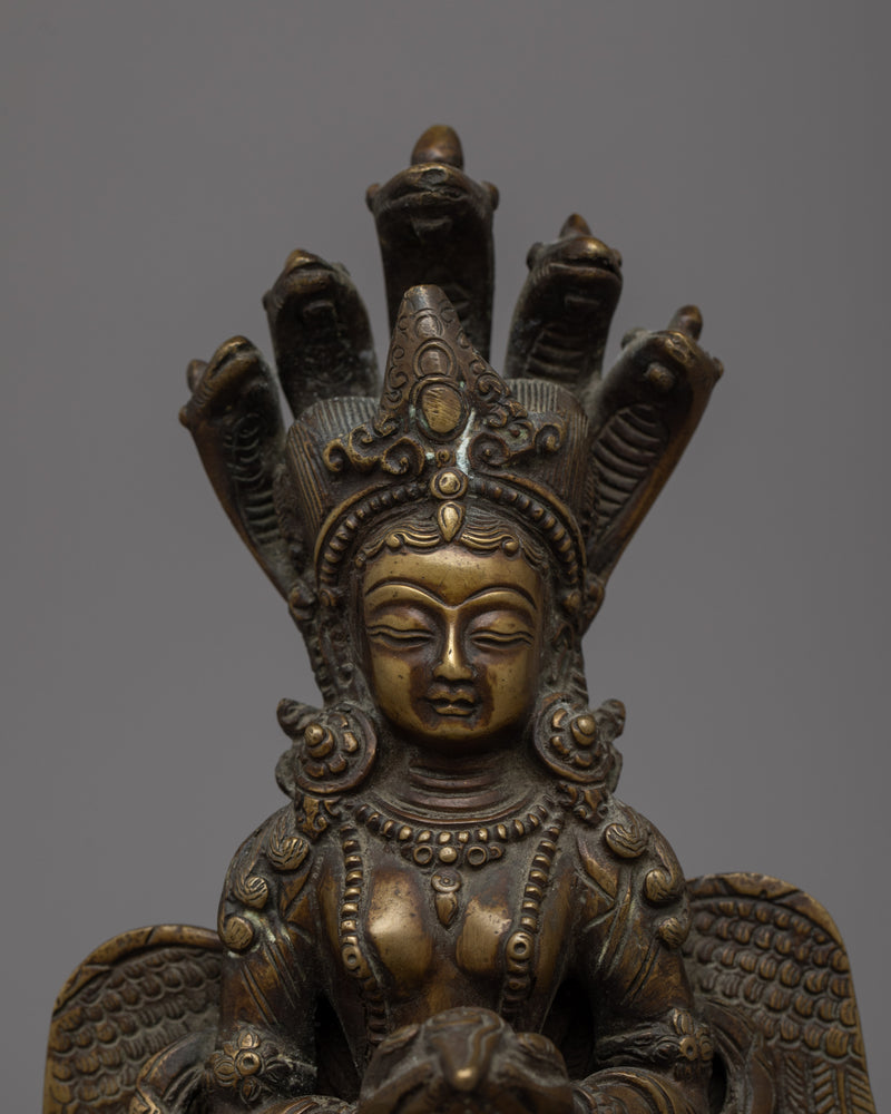 Vintage Nag Kanya Statue | Embrace Divine Protection with Our Handcrafted Naga Kanya Figurine