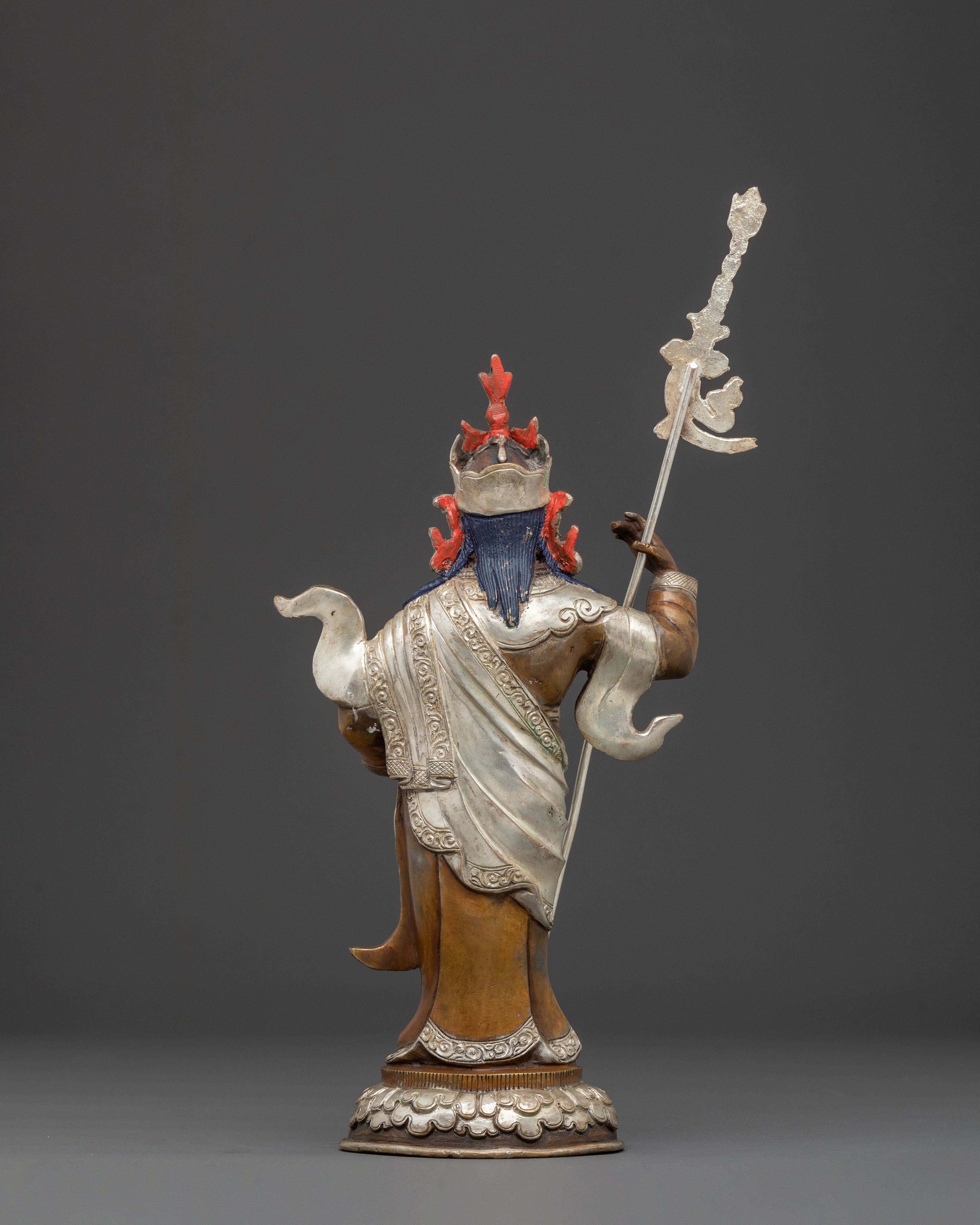 Buddhist Guru Rinpoche Deity Statue | Buddhist Altar Sculpture