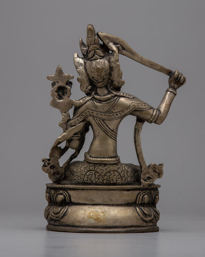 Manjushri and Sword Statue | Tibetan Bodhisattva of Supreme Wisdom & Knowledge