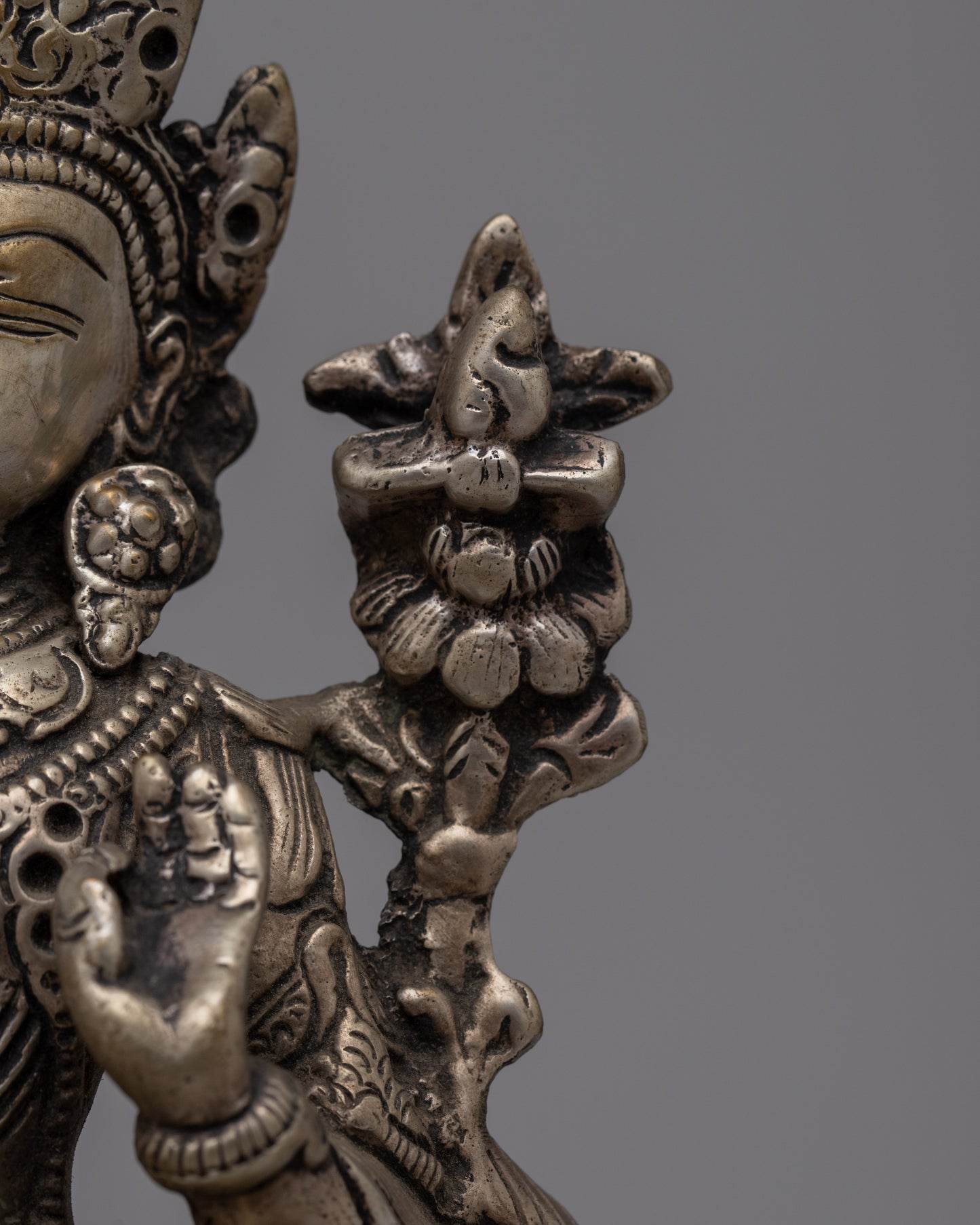 Manjushri and Sword Statue | Tibetan Bodhisattva of Supreme Wisdom & Knowledge