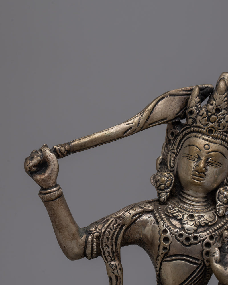 Manjushri and Sword Statue | Tibetan Bodhisattva of Supreme Wisdom & Knowledge