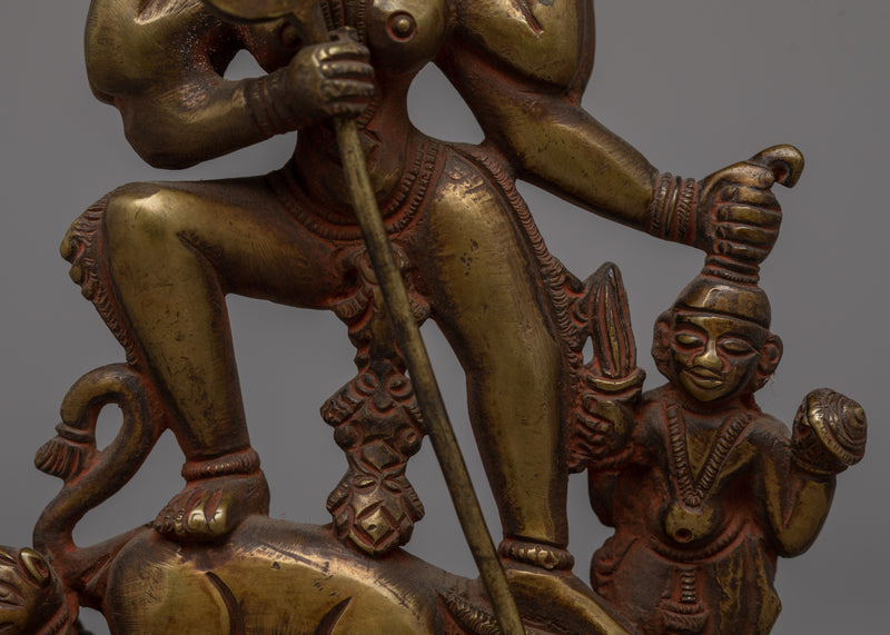 Mahishasuramardini Statue | Handmade Religious Figure Depicting the Goddess Durga