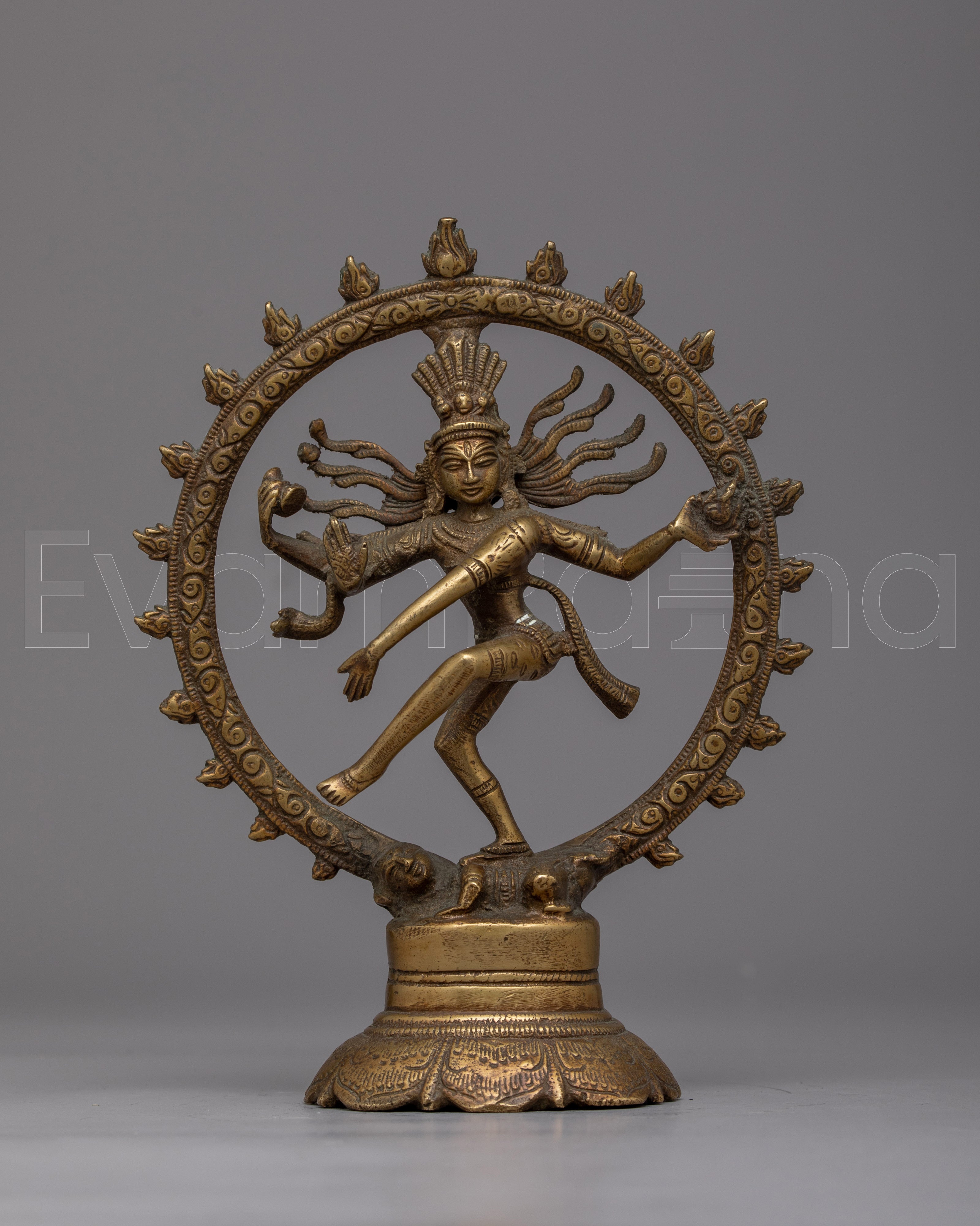 Vintage Shiva Nataraja Statue 