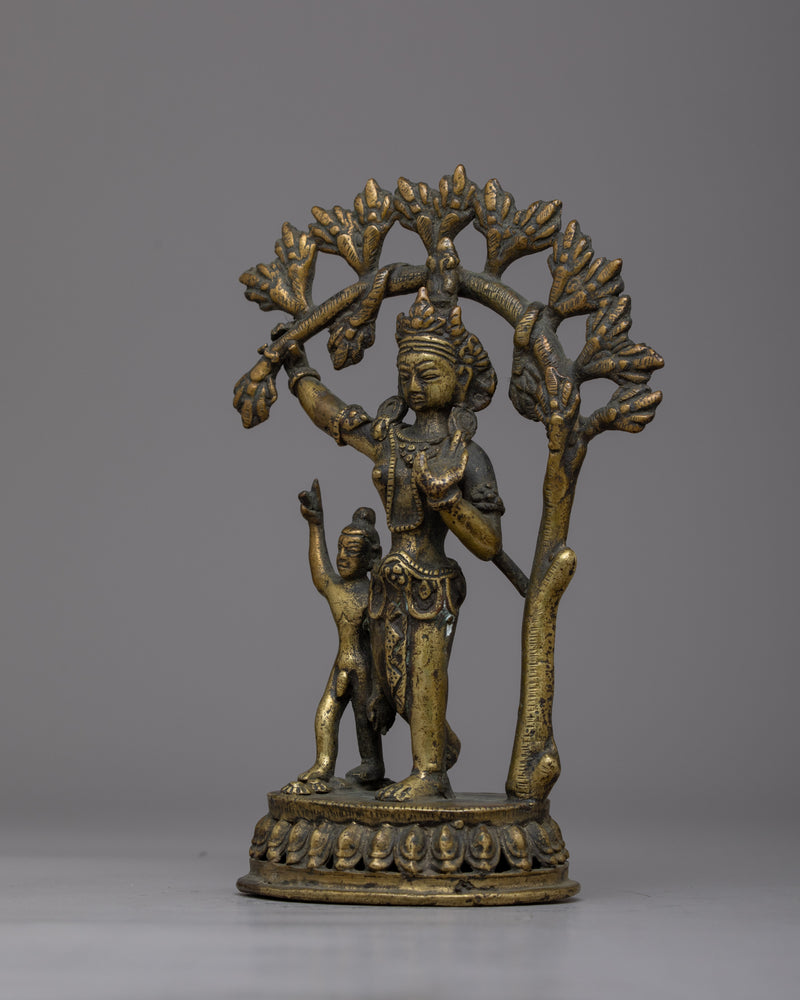 Vintage Goddess Maya Devi Statue | Buddhist Divine Mother for Spiritual Devotion and Home Decor