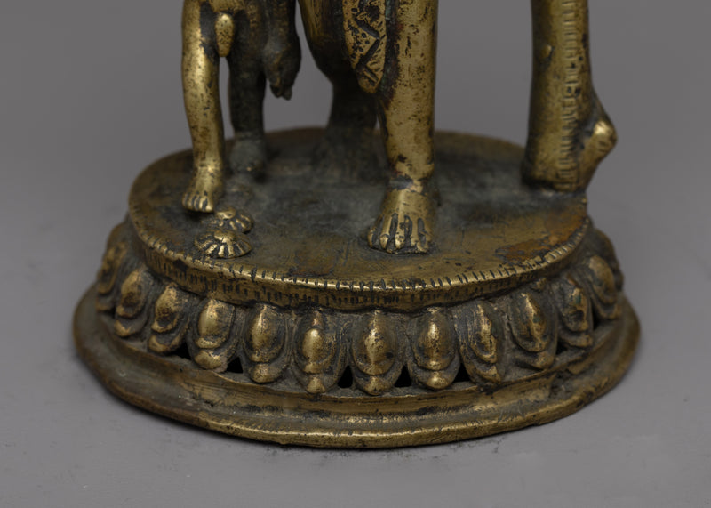 Vintage Goddess Maya Devi Statue | Buddhist Divine Mother for Spiritual Devotion and Home Decor