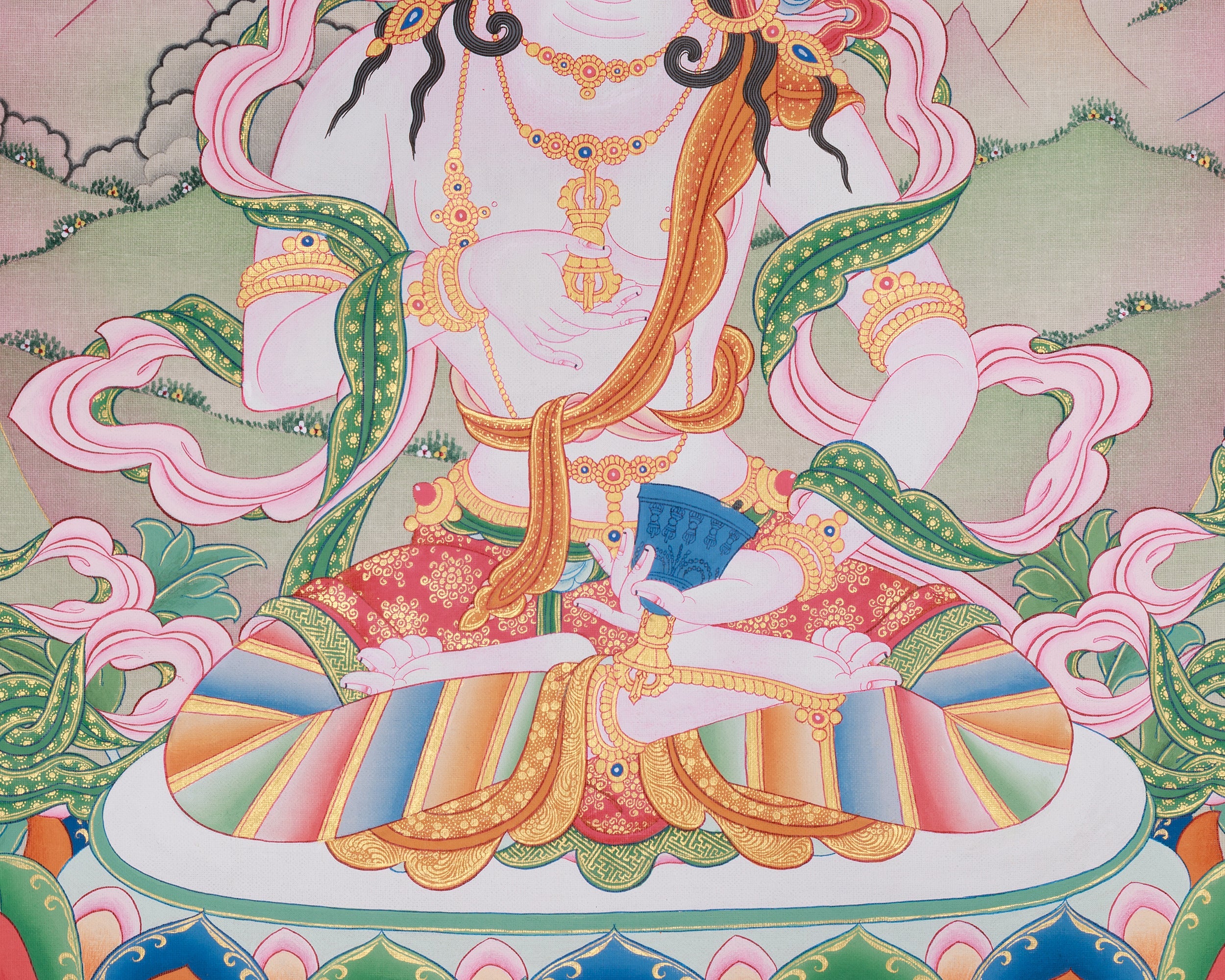 Himalayan Vajrasattva Art | Purification and Enlightened Wisdom