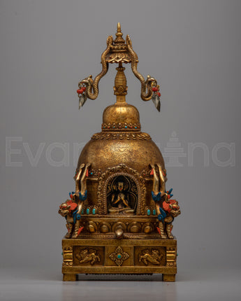 Tibetan Tomb or Stupa Statue