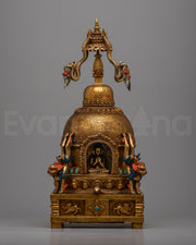 Tibetan Tomb or Stupa Statue