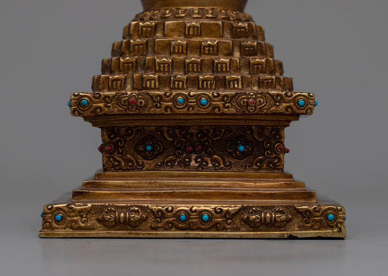 Buddhist Ritual Stupa | Intricately Designed Sacred Structure for Meditation