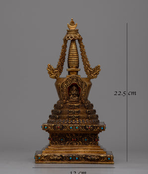 Buddhist Relics Stupa | Sacred Tibetan Buddhist Architecture for Relic Preservation