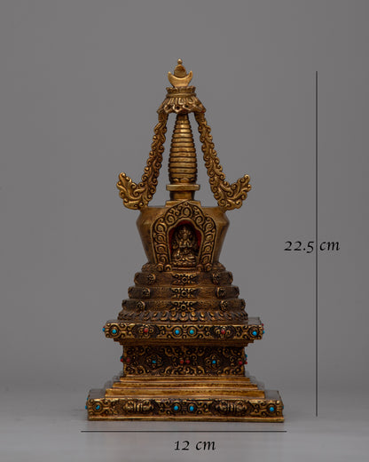 Buddhist Relics Stupa | Sacred Tibetan Buddhist Architecture for Relic Preservation