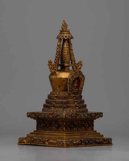 Buddhist Relics Stupa | Sacred Tibetan Buddhist Architecture for Relic Preservation