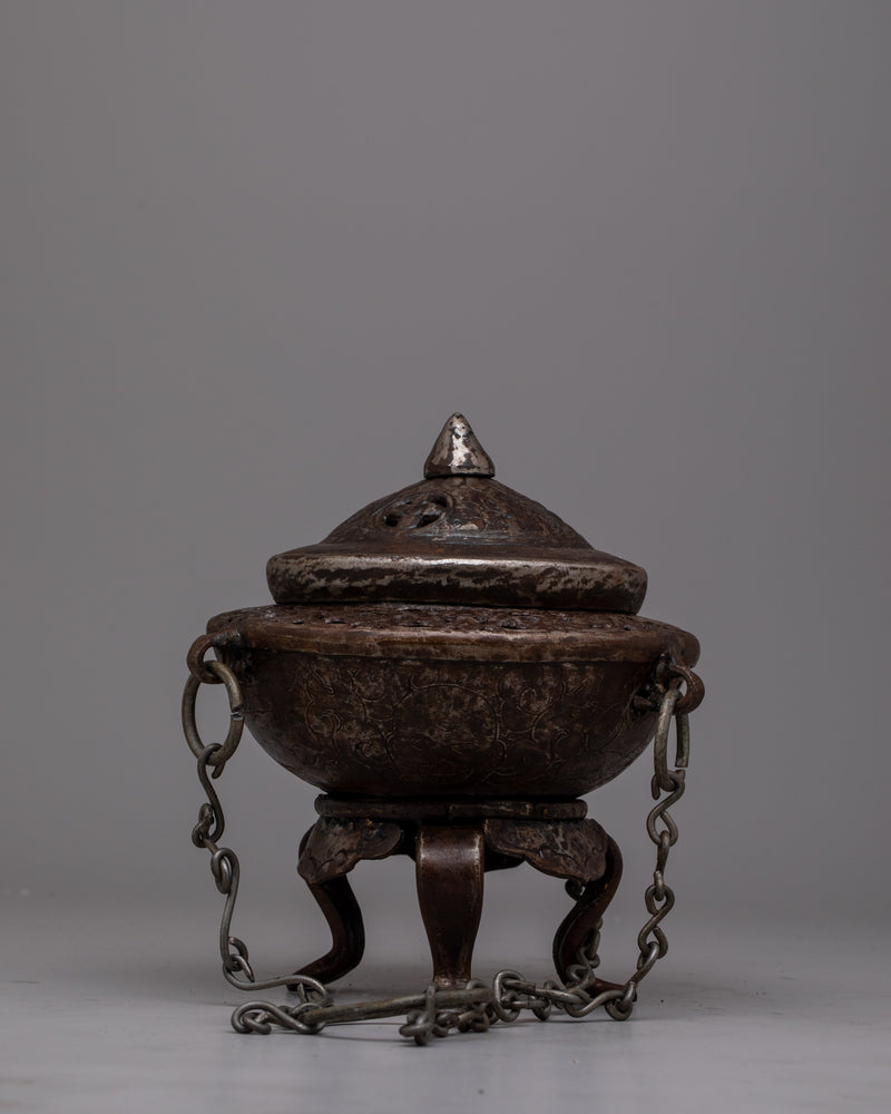 Iron Incense Burner | Ideal for Everyday Use and Special Occasions