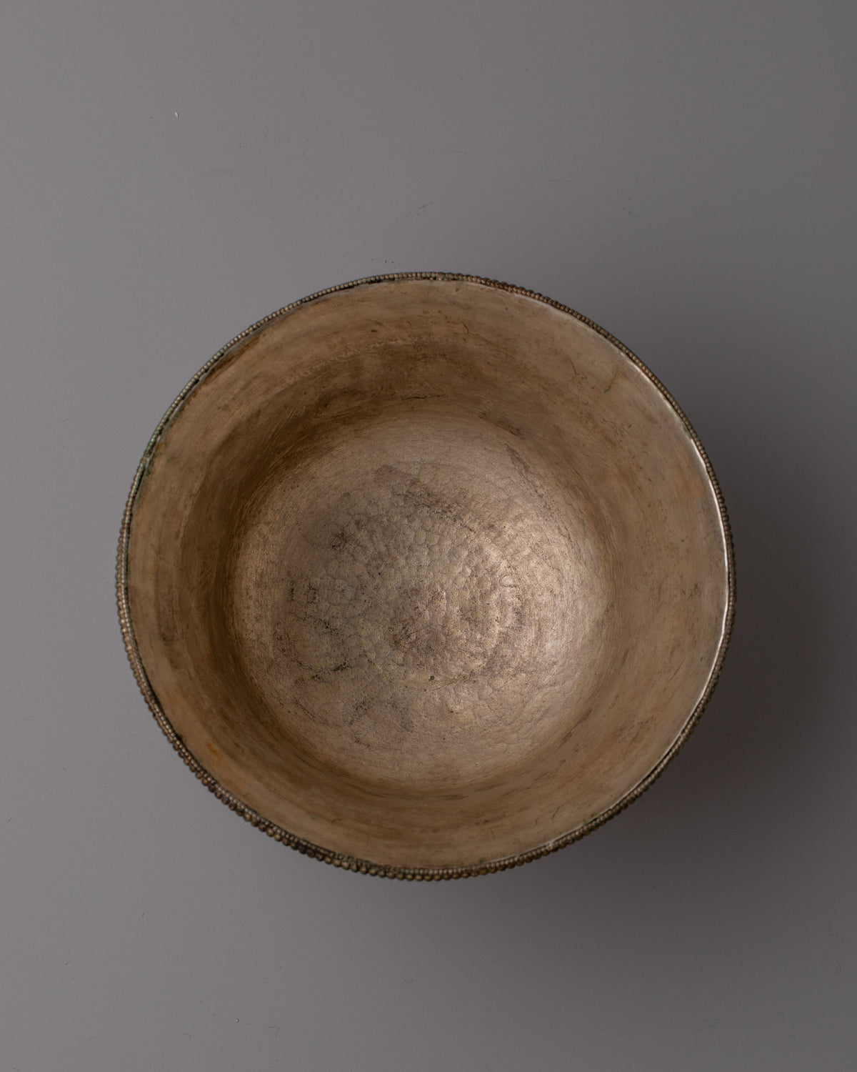 Tibetan Handmade Sacred Offering Bowl  | Handmade Ritual Vessel Symbolizing Purity and Devotion